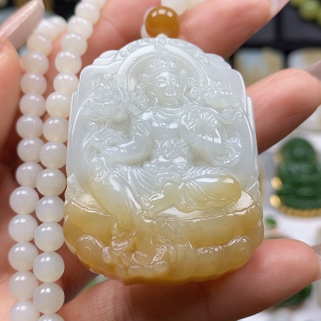 和田玉颈饰未镶嵌