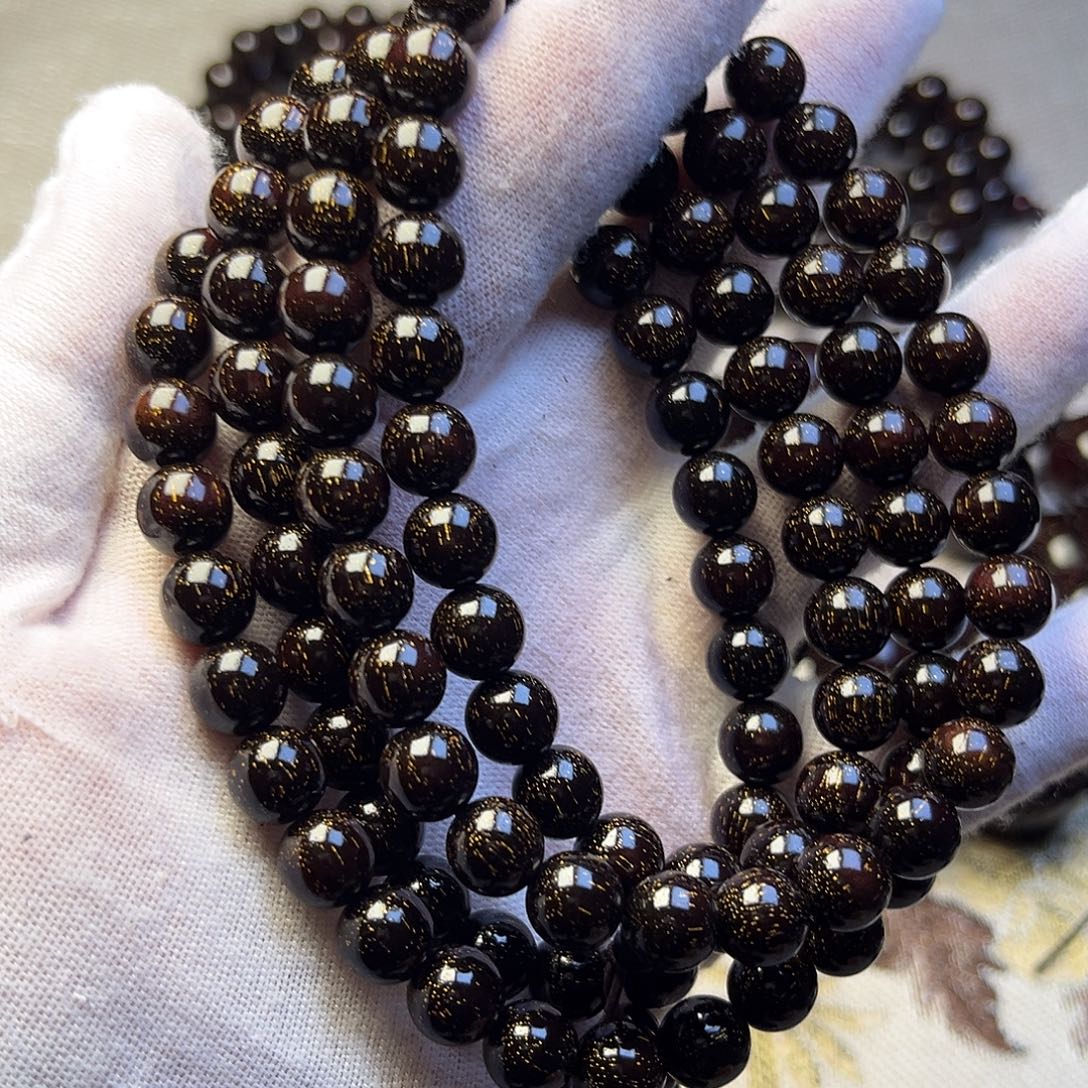 檀香紫檀（小叶紫檀）0.8 108颗满天星