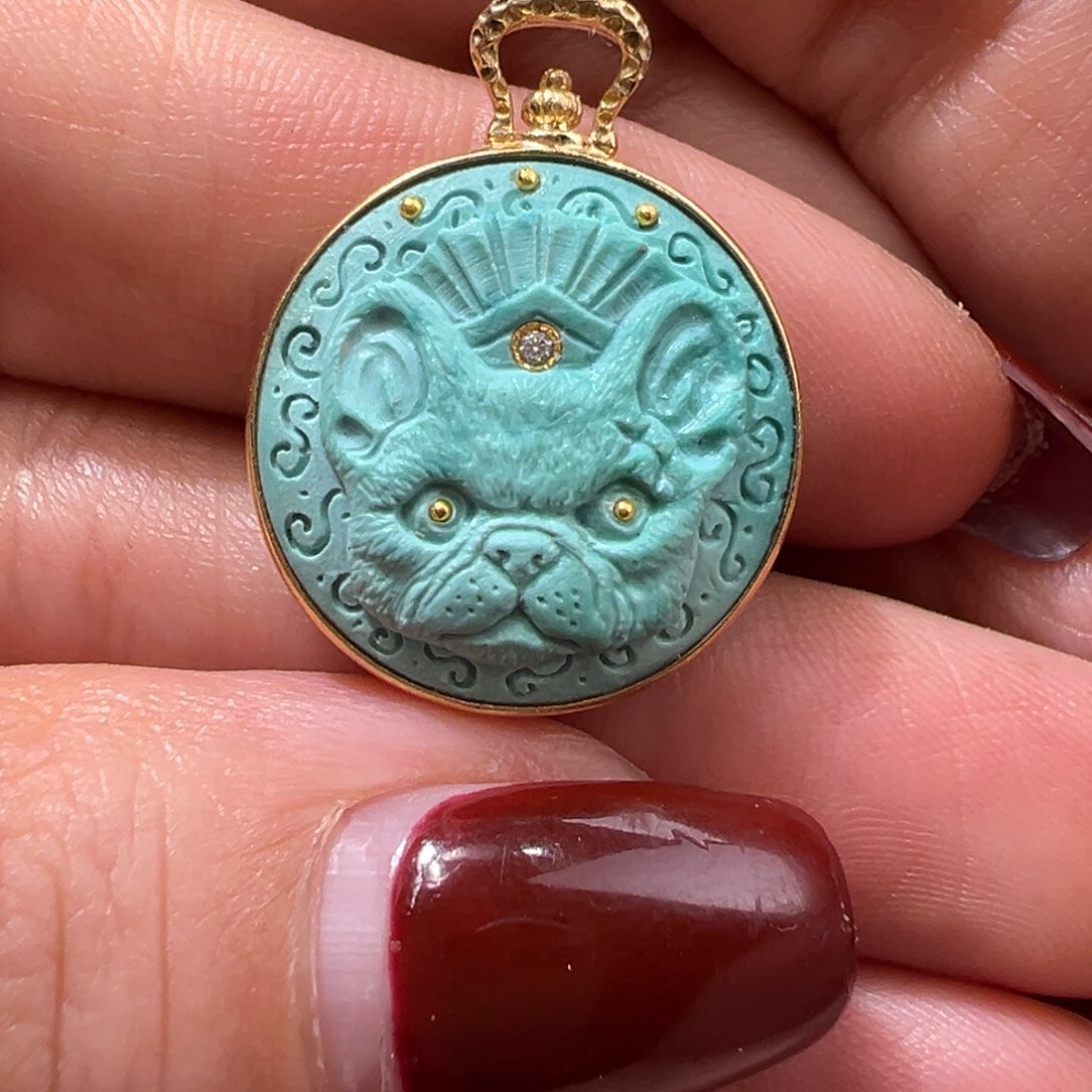 绿松石配件未镶嵌配件