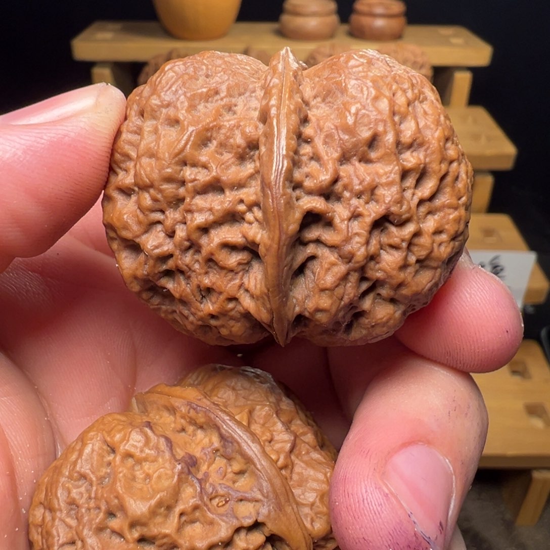 吊坠文玩核桃寿星头42mm