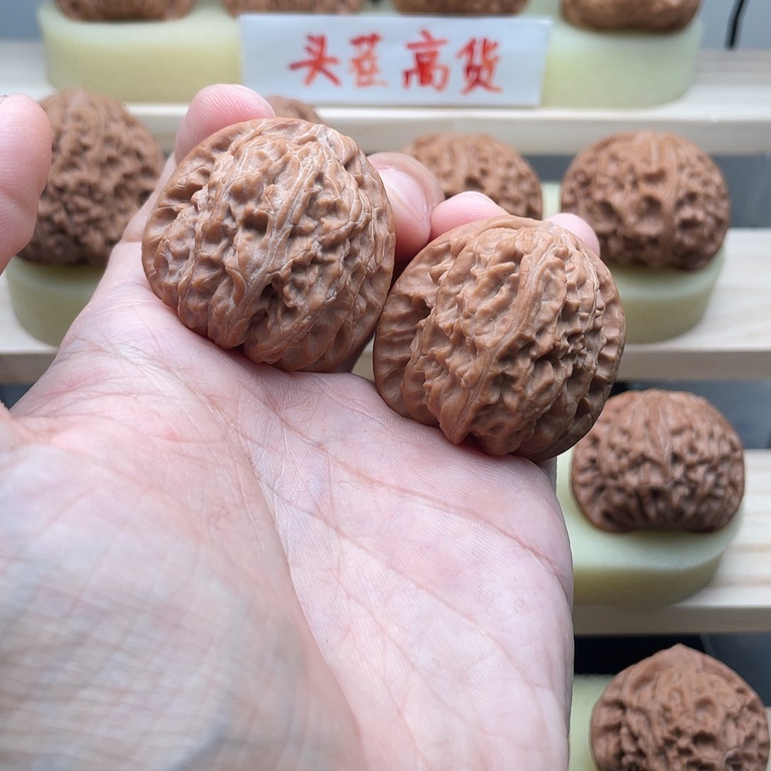 吊坠文玩核桃万**意38全品白狮子