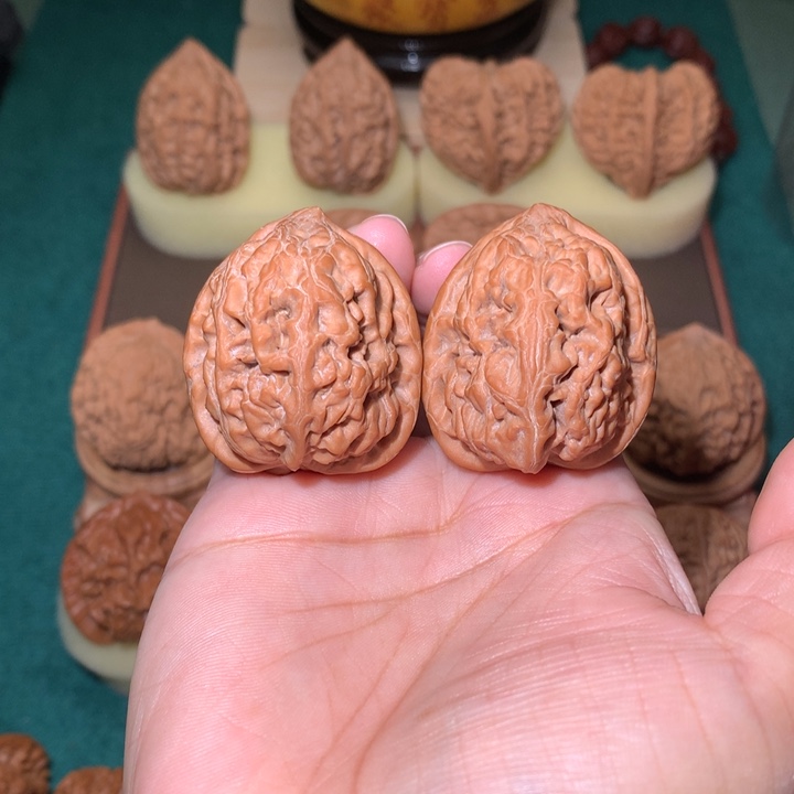 核桃文玩核桃把件平谷火苗