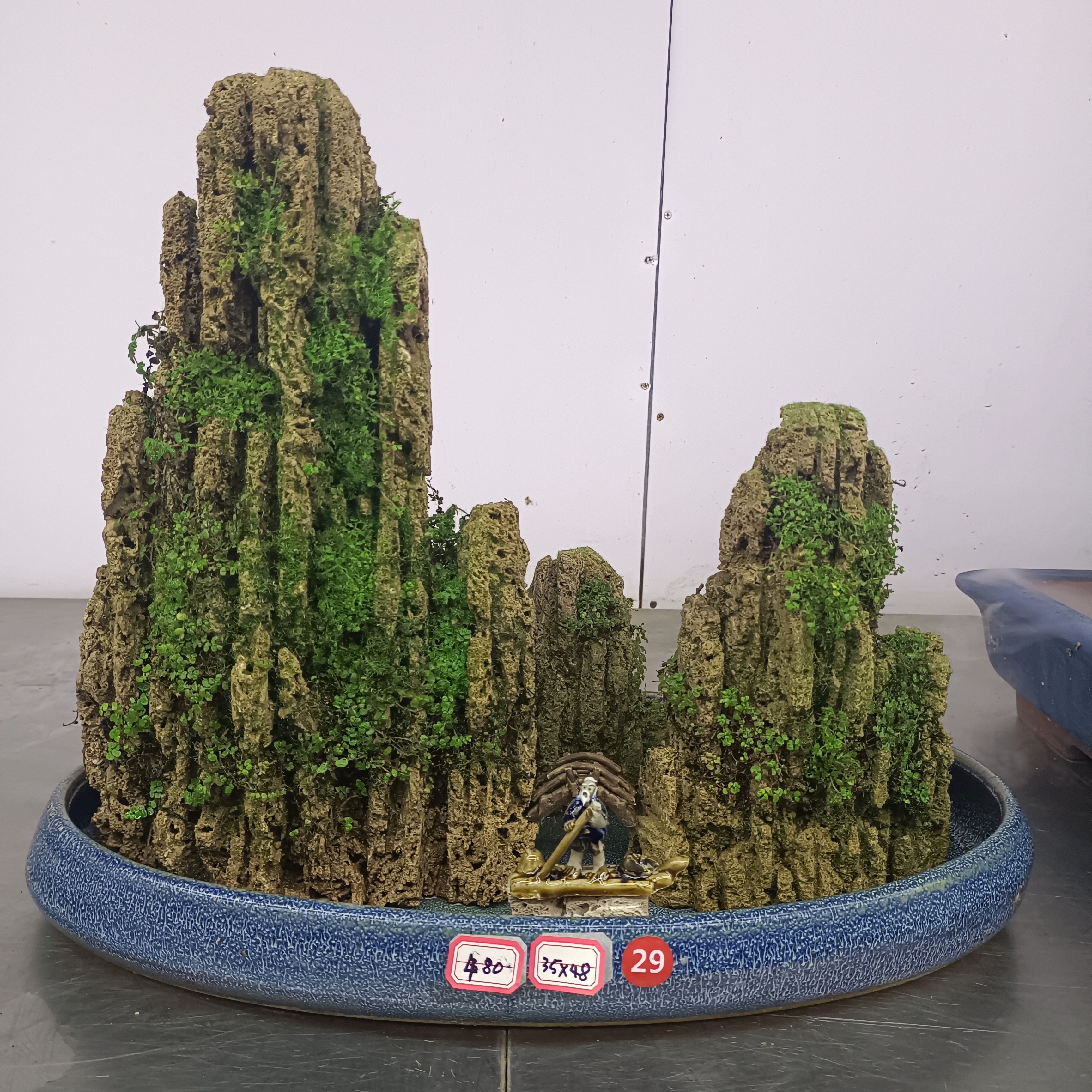 高35盆长48组合吸水石绿植盆景
