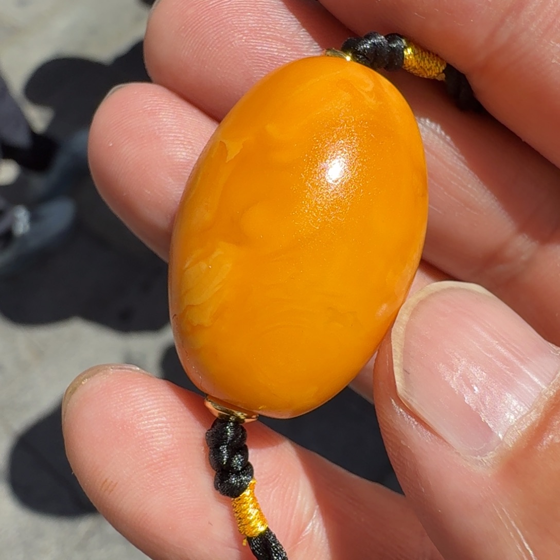 蜜蜡颈饰未镶嵌藏传精品吊坠项链套装