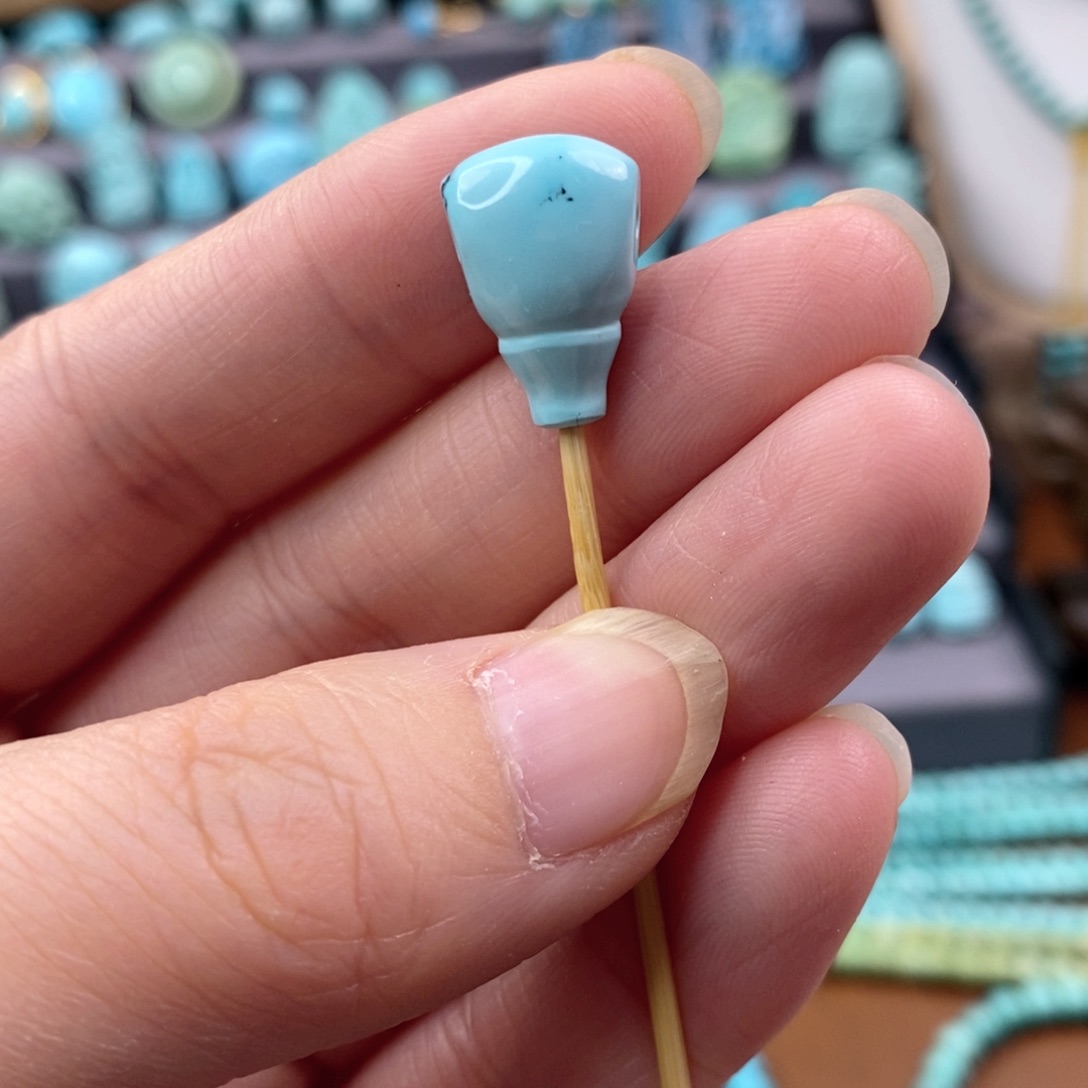 绿松石珠宝奇石未镶嵌