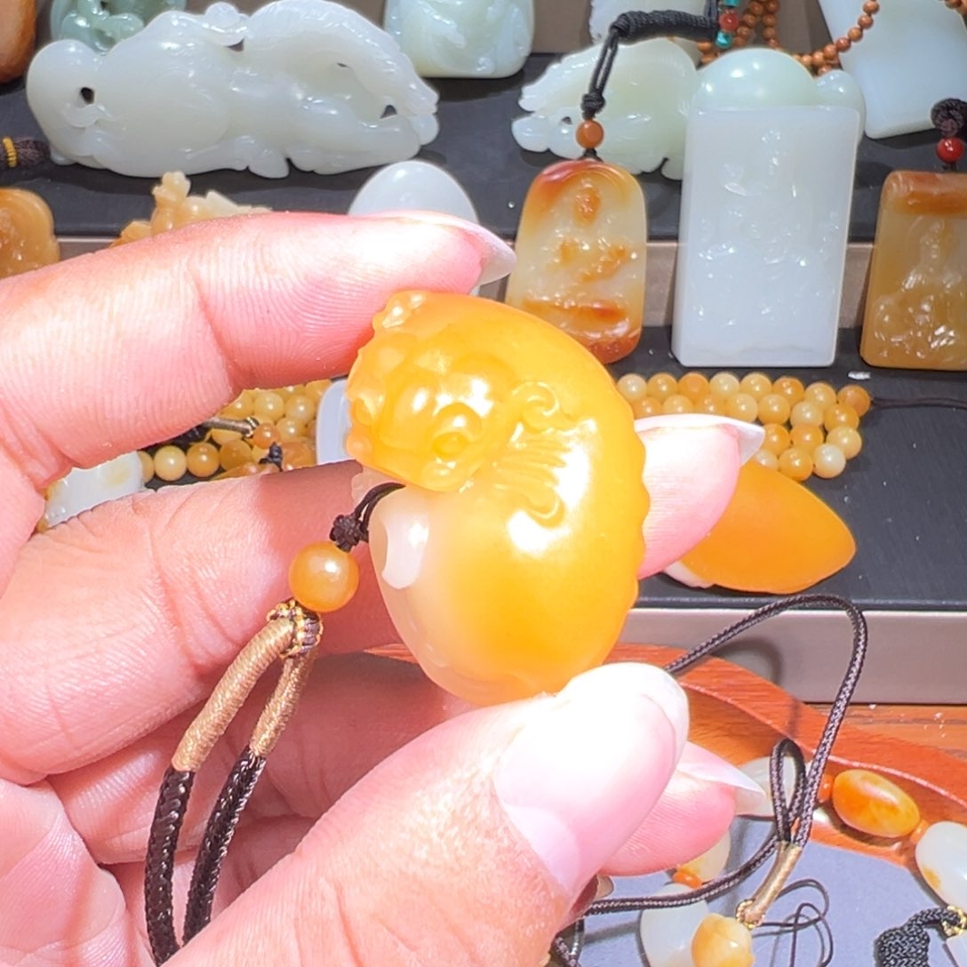 和田玉颈饰未镶嵌七* 