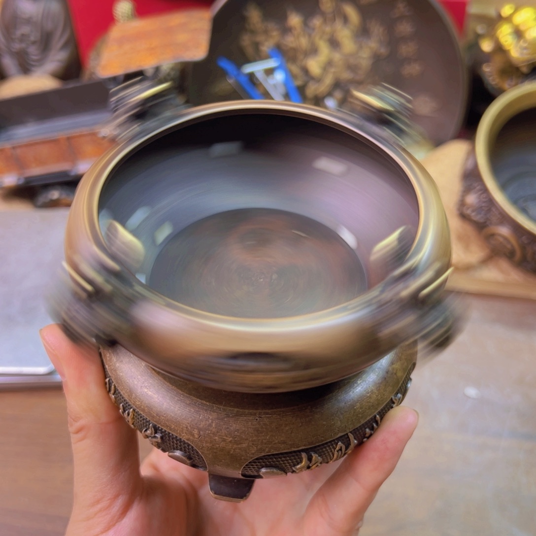 原矿风磨铜时来运转聚宝盆