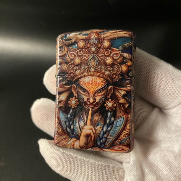 ZORRO 【白鹤童子】佐罗二代白铜绘彩白铜煤油打火机