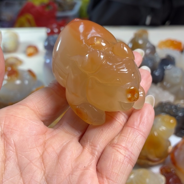 玛瑙/玉髓未镶嵌吊坠(不含链)