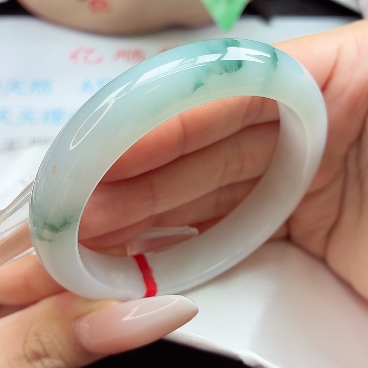 未镶嵌手镯翡翠56-57圈口