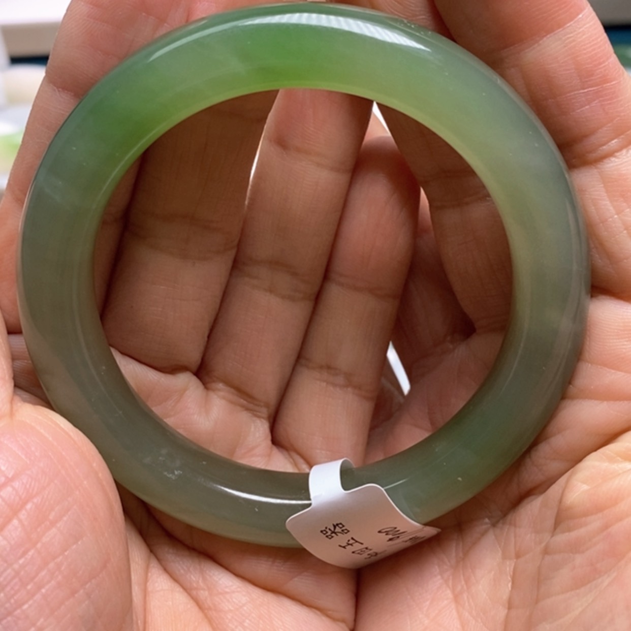 【闪购商品】和田玉（翠青玉）手镯未镶嵌