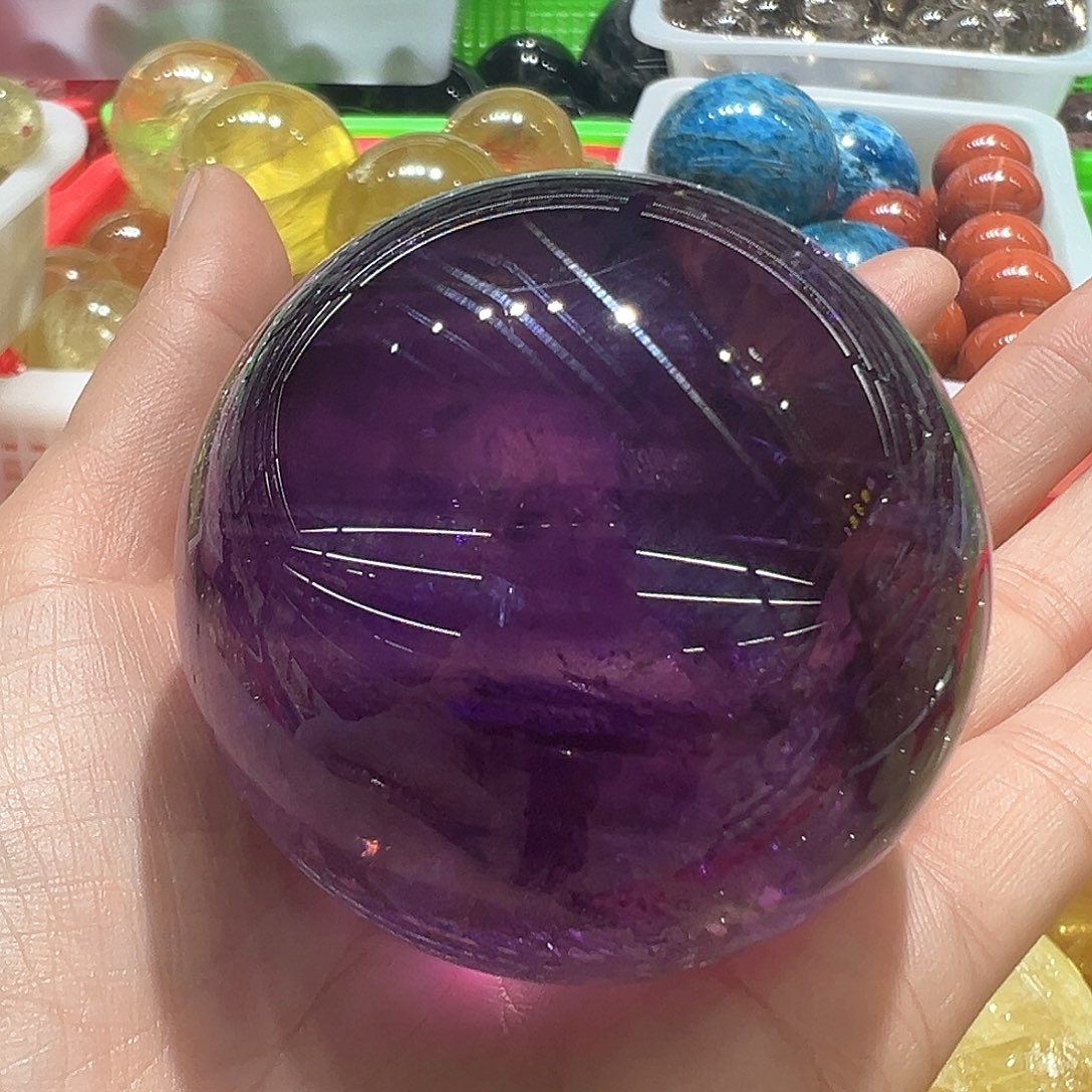 水晶水晶球摆件未镶嵌