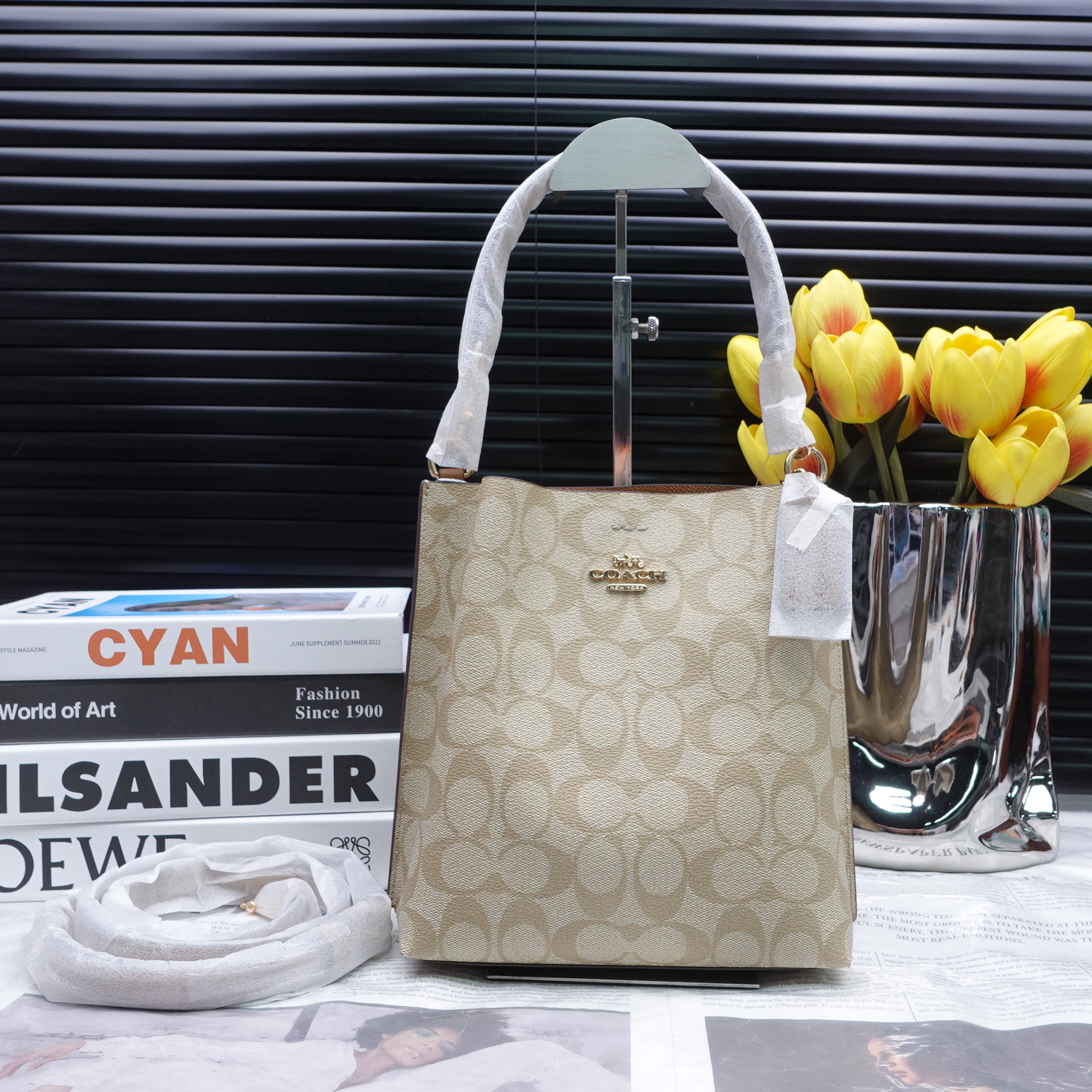 95新 COACH/蔻驰 单肩包/T10338924