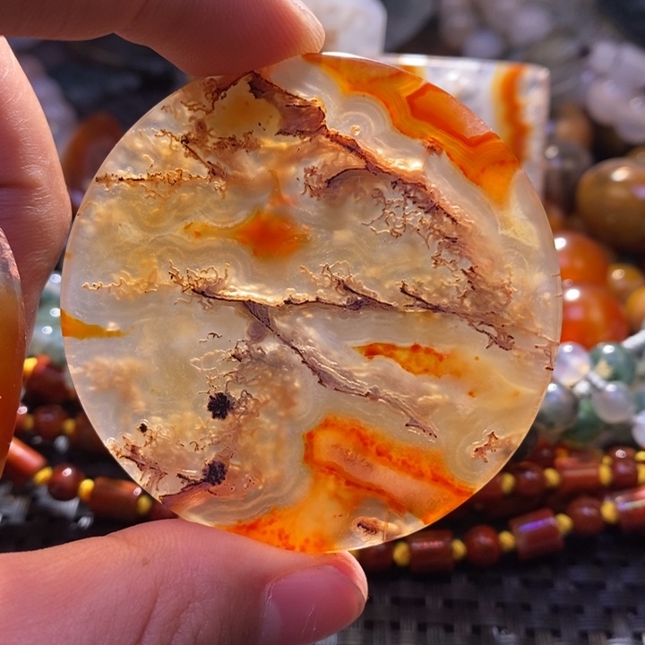 【闪购商品】玛瑙/玉髓颈饰未镶嵌以**后