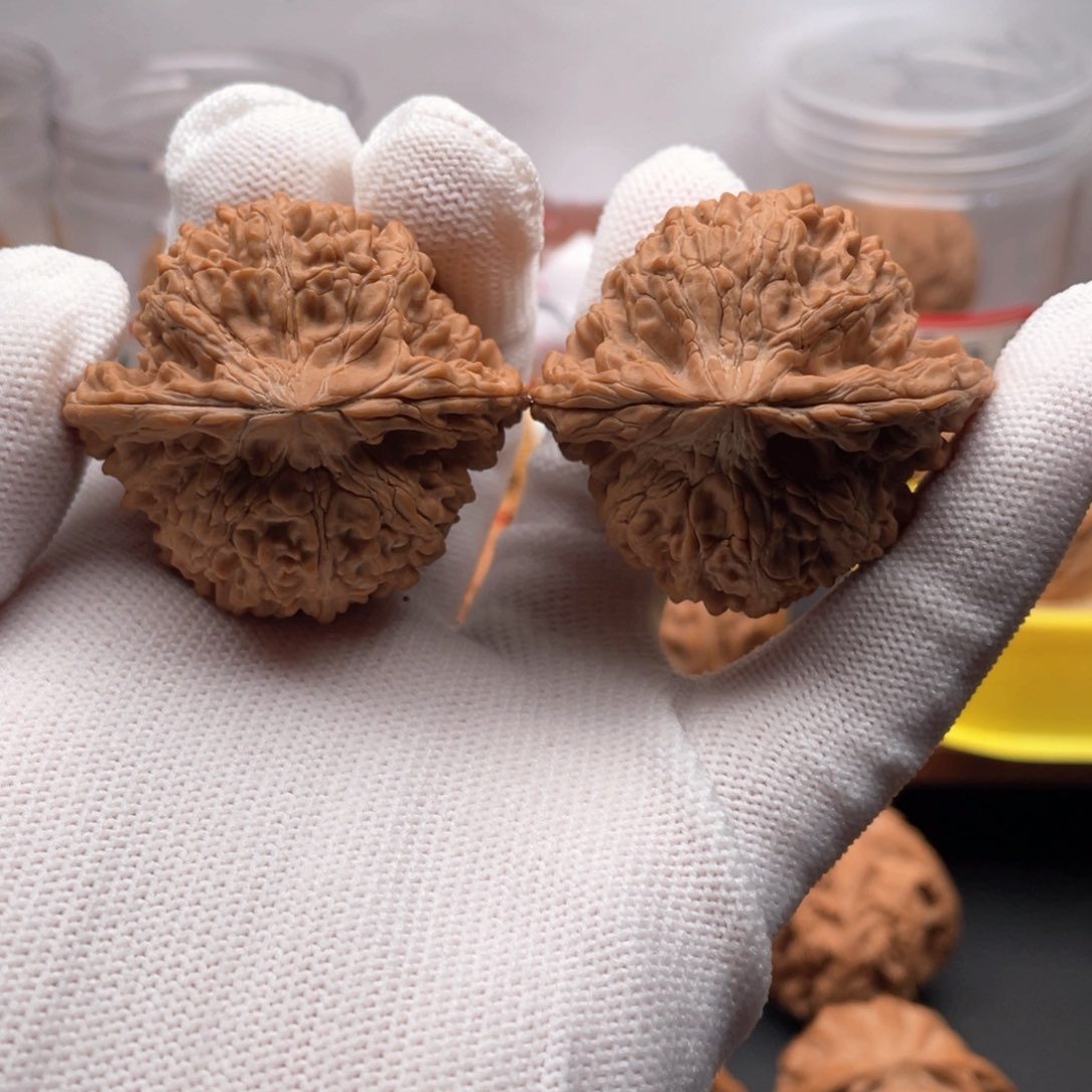 文玩核桃把件满天星43全品