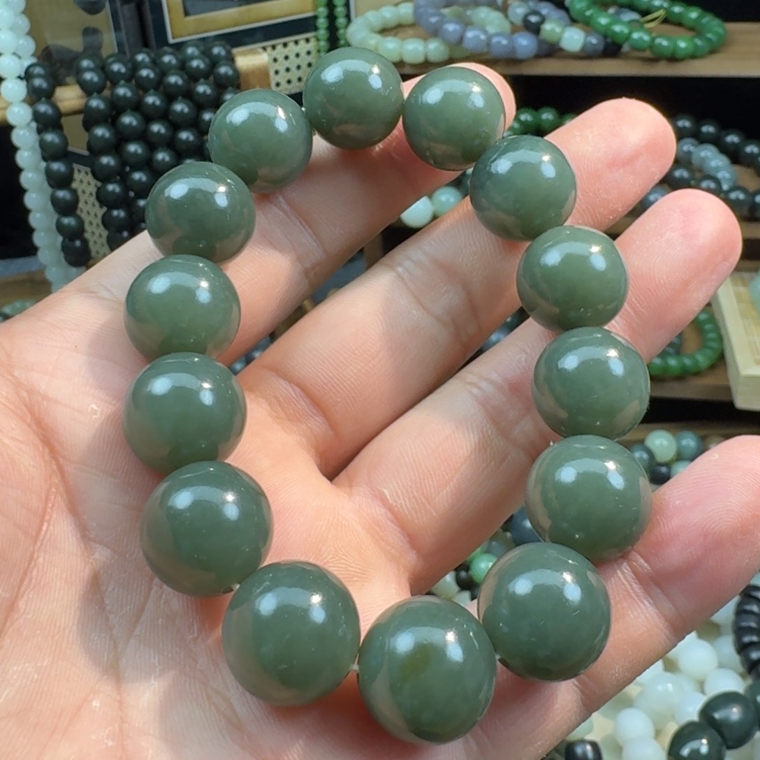 和田玉手链未镶嵌