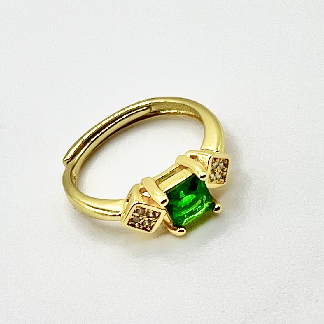 戒指【绿色】精美百搭戒指DX-0171