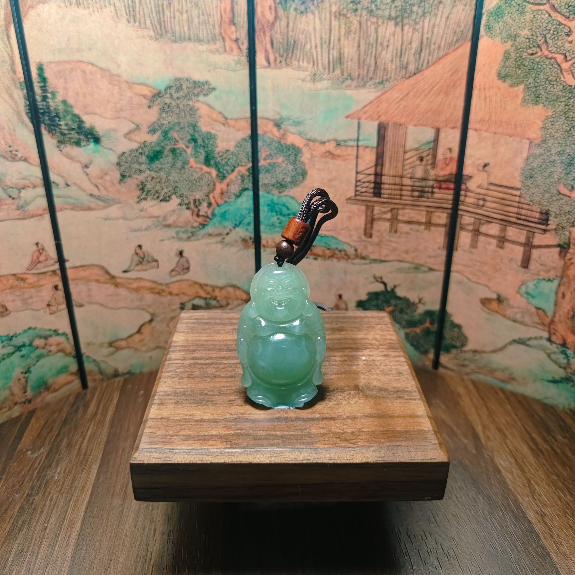 O和田玉佛公吊坠0530