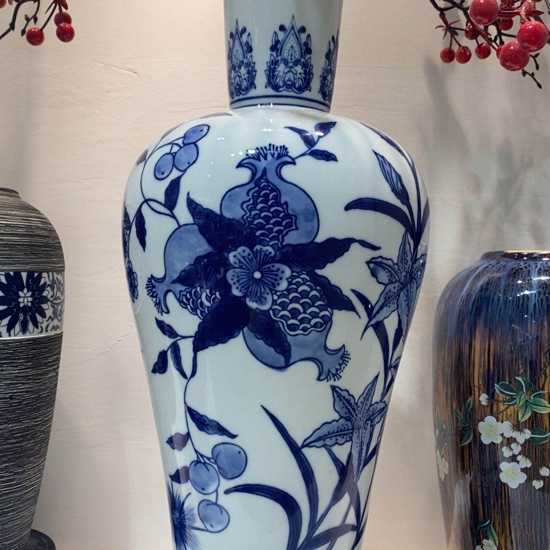 摆件景德镇陶瓷花瓶摆件