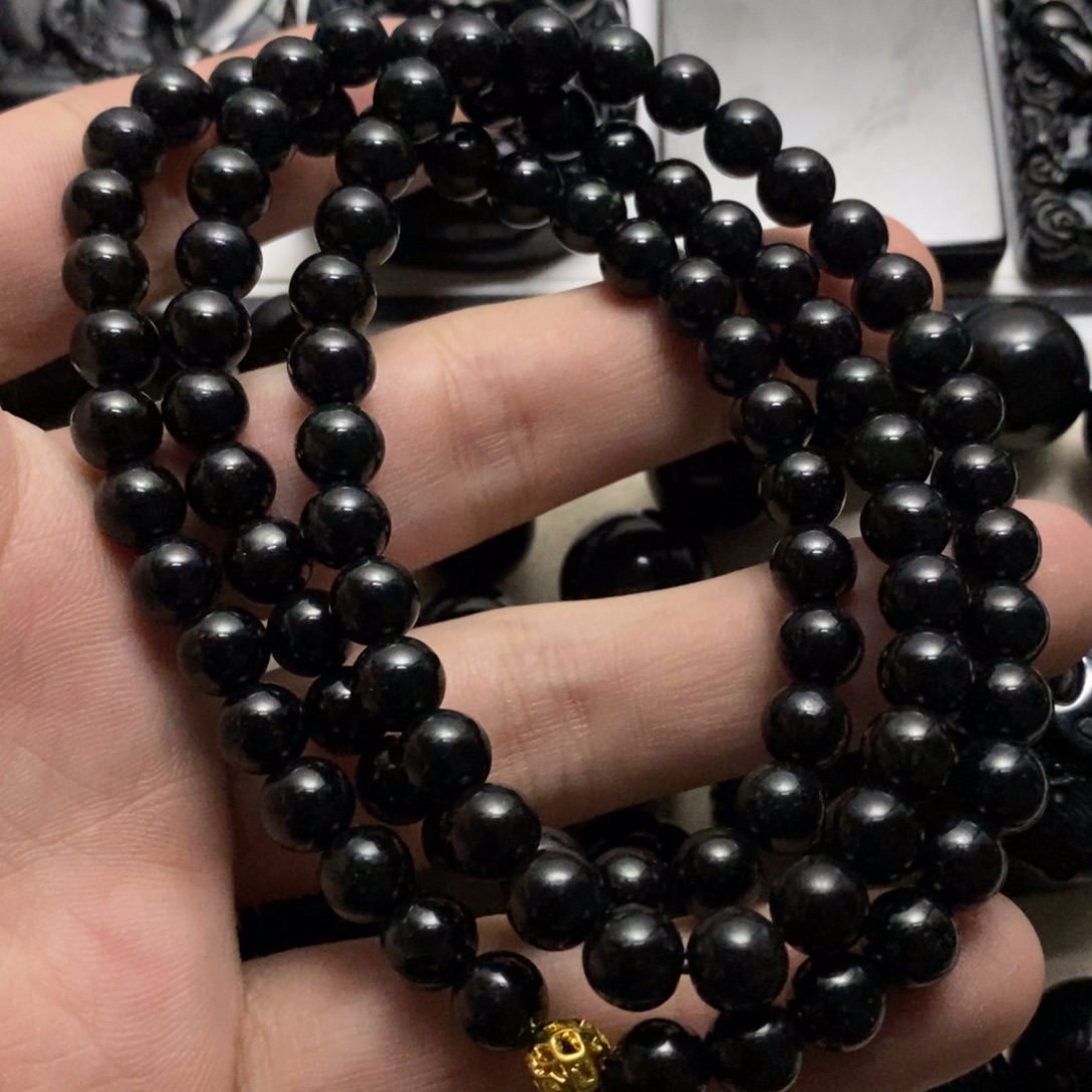 翡翠未镶嵌项链项链卡7