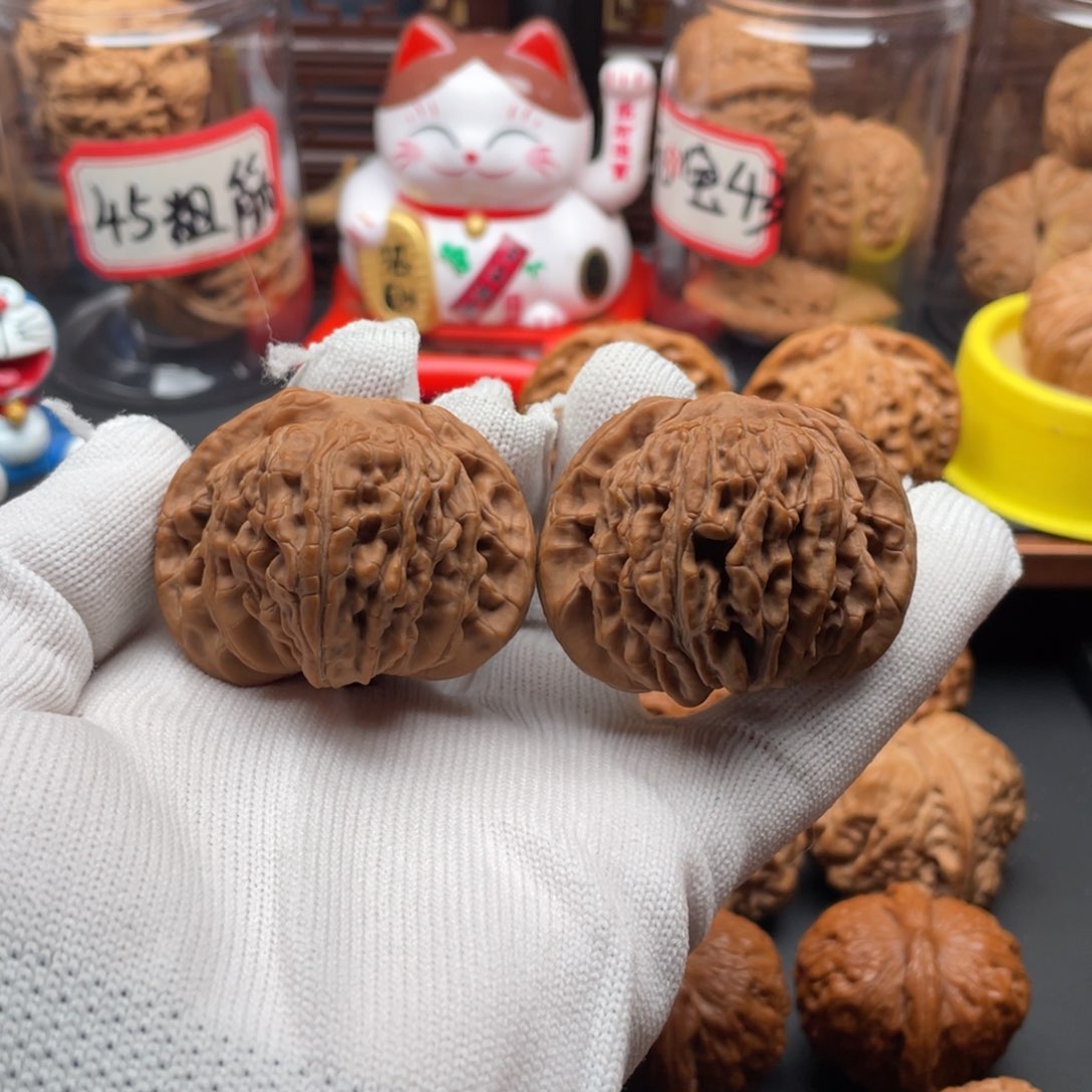 文玩核桃把件四座楼46