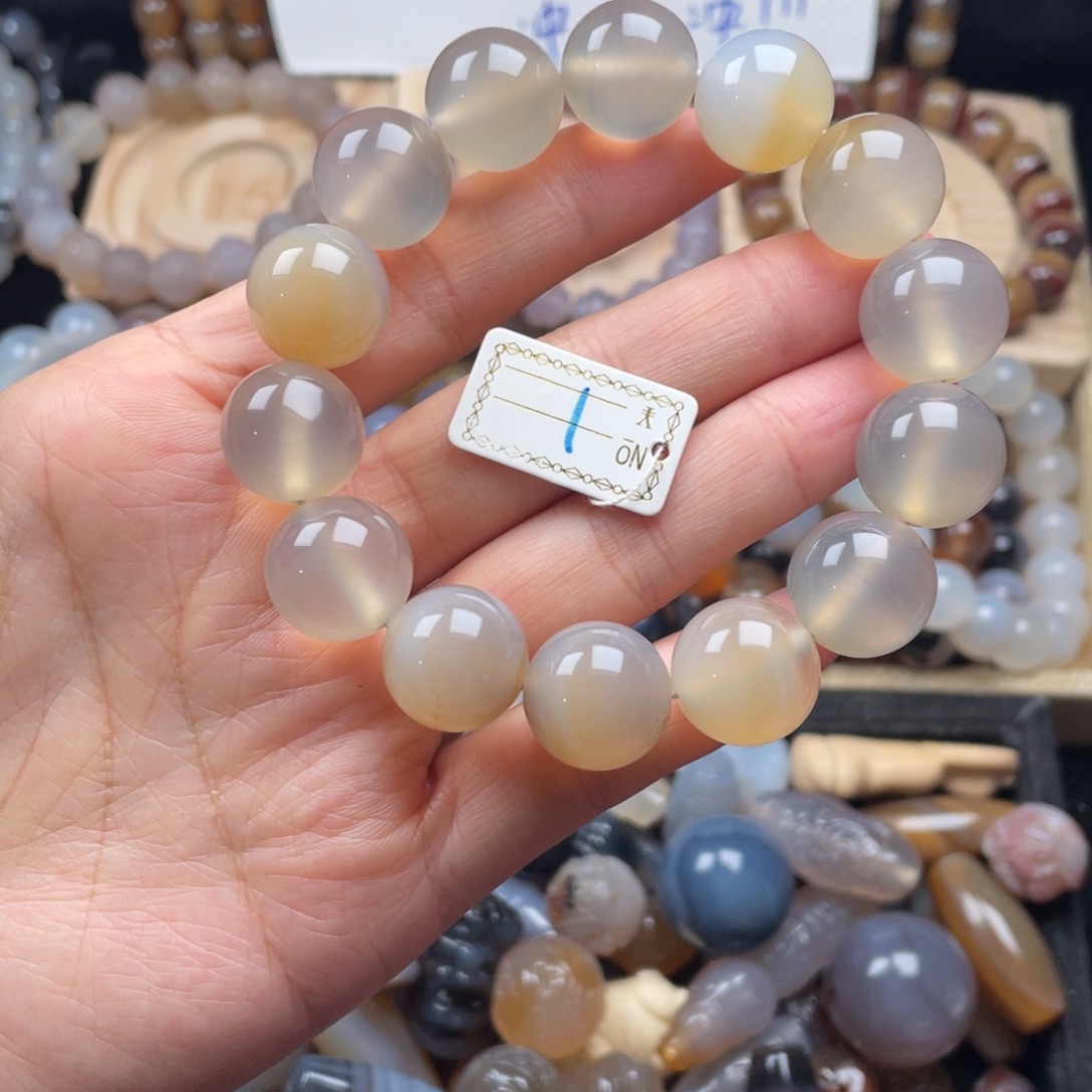 玛瑙/玉髓未镶嵌手链