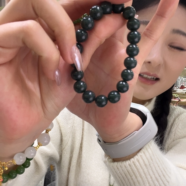 和田玉未镶嵌手链