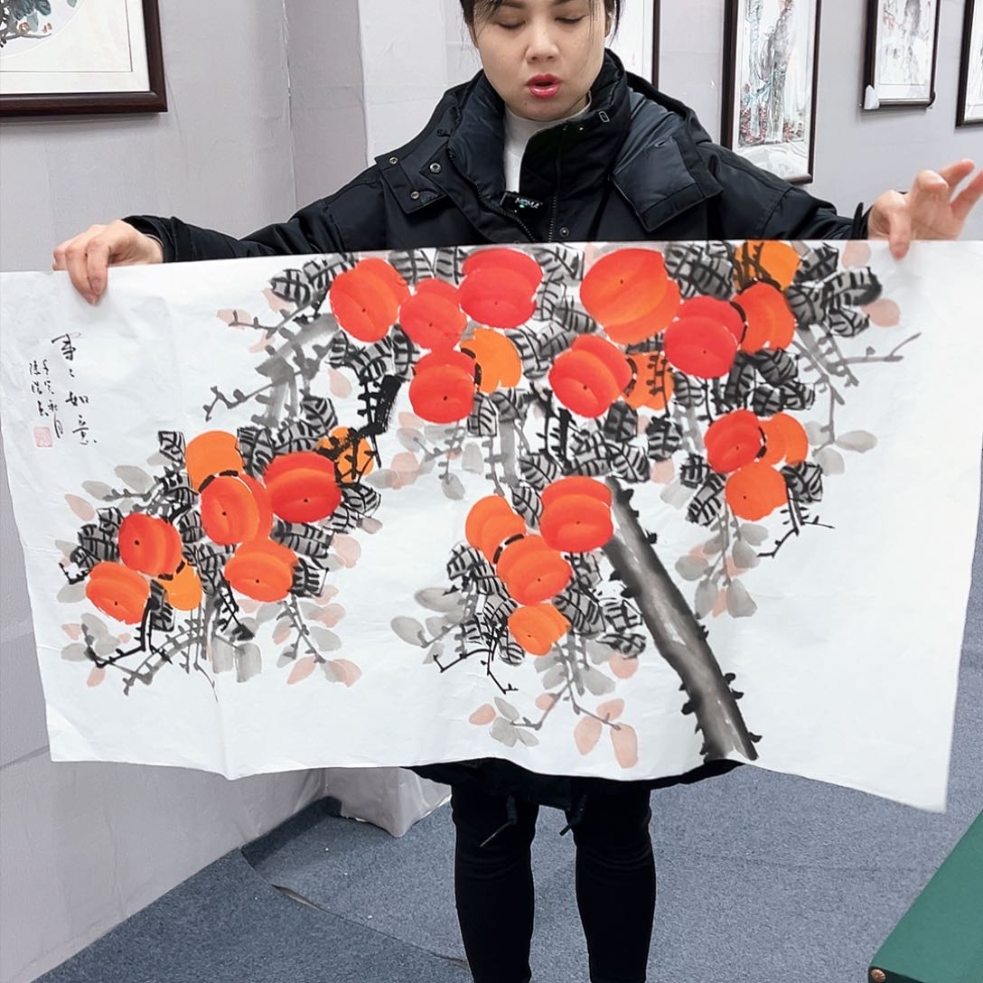 国画宣纸国画纯手绘作品