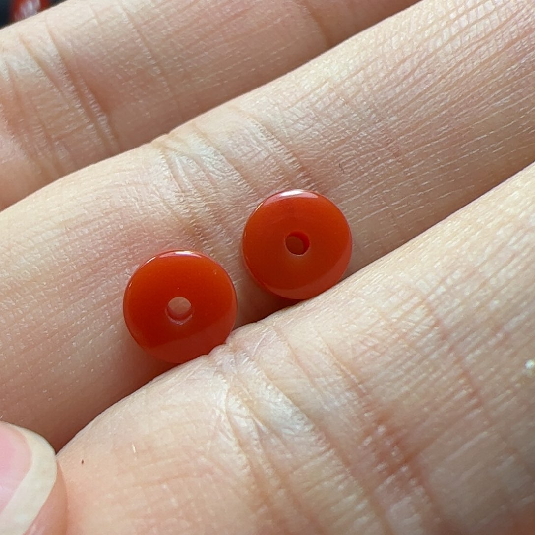 南红玛瑙隔片未镶嵌