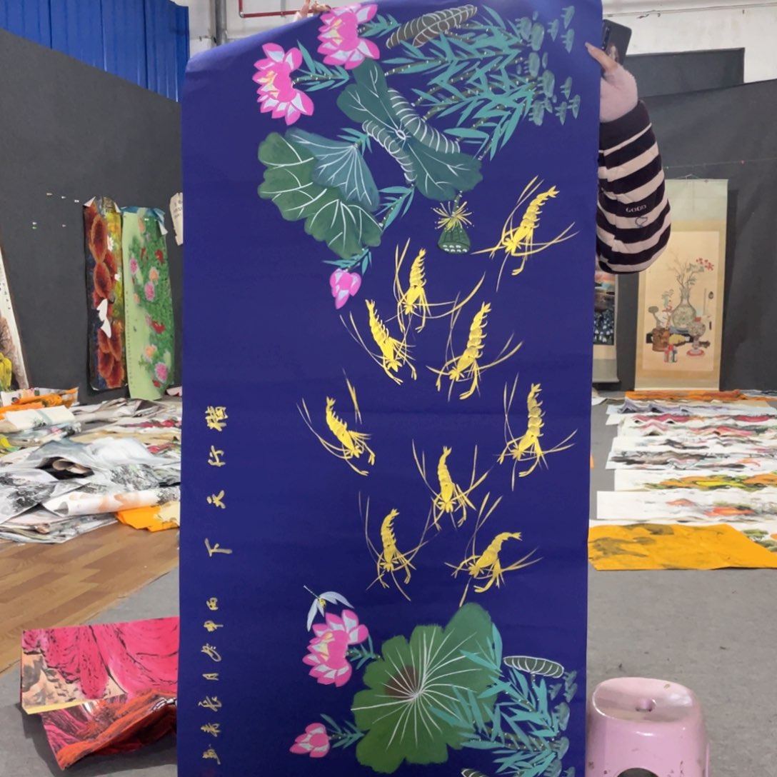 国画国画作品画心一张