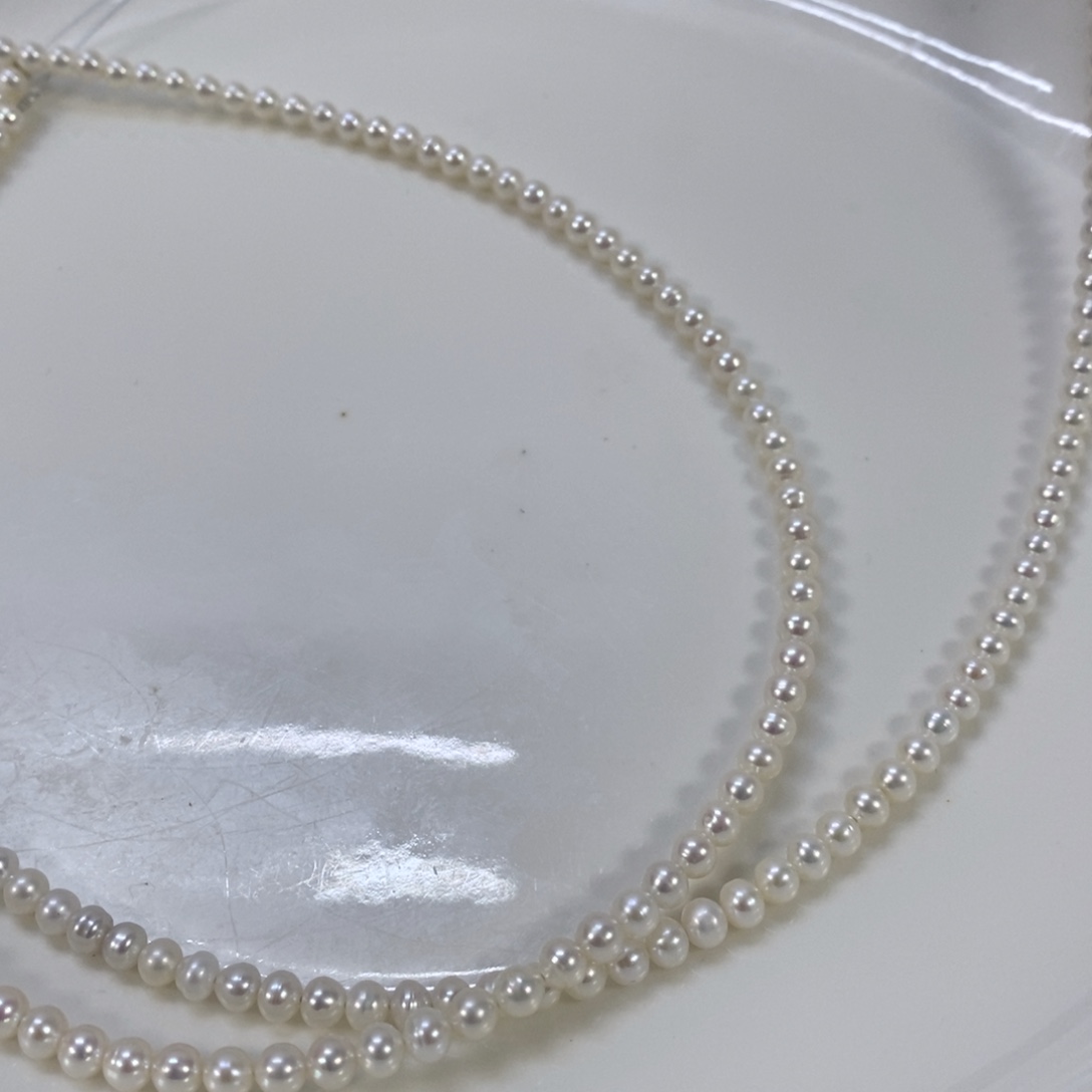 景***燃淡水珍珠项链合金
