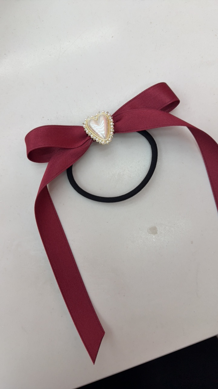 贝母爱心发绳好看好看