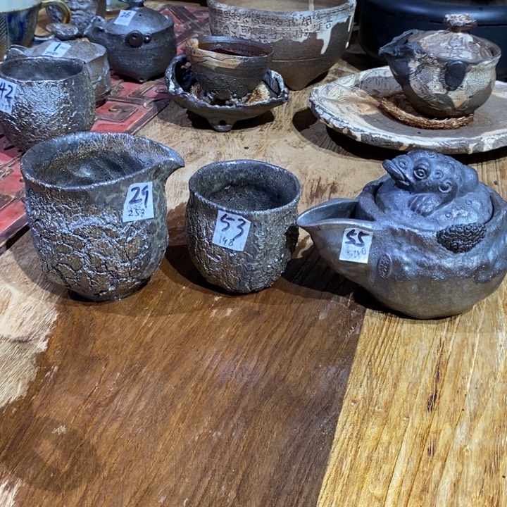 孝木窑手工制作茶壶茶杯