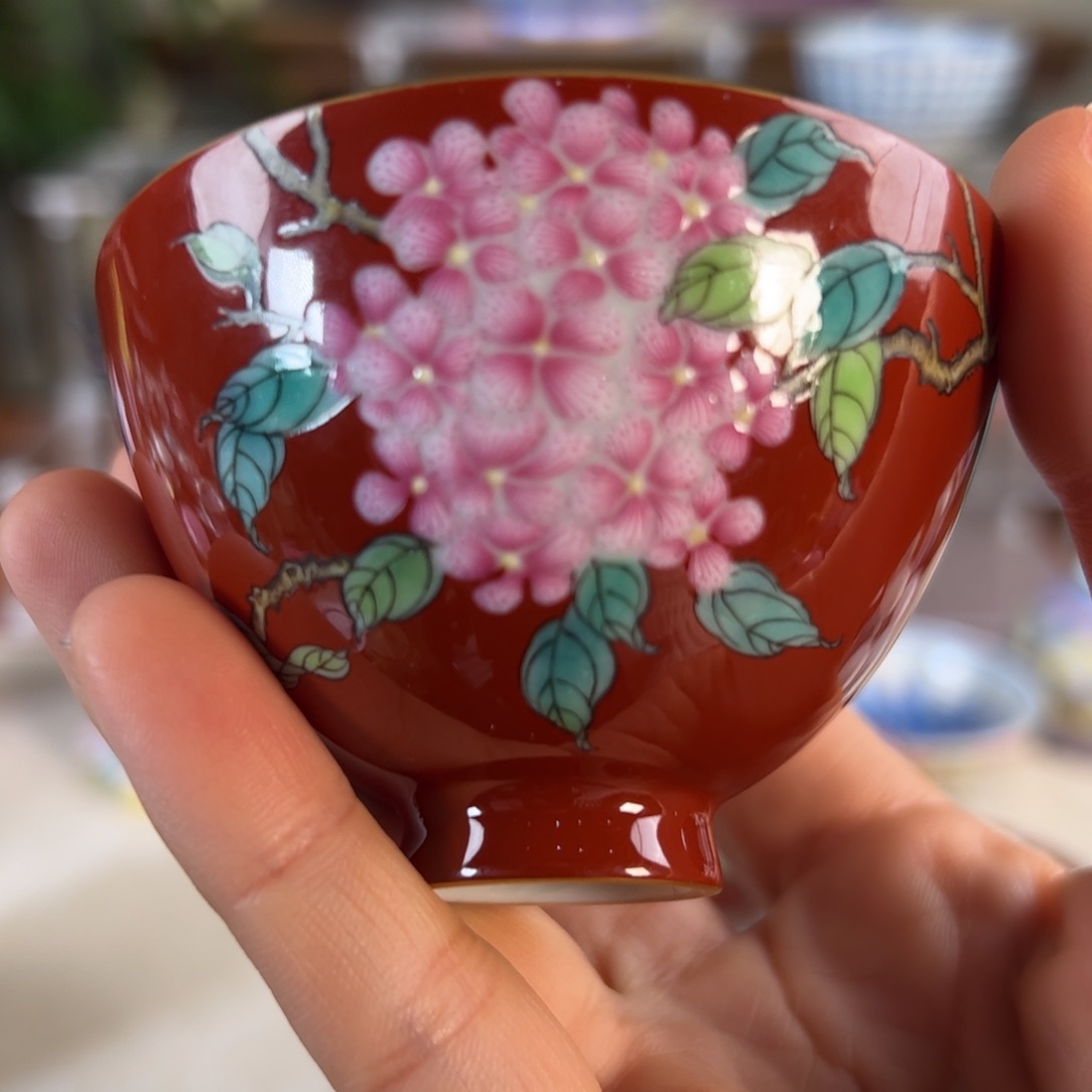 暖*吹纯手工手绘 高端茶器