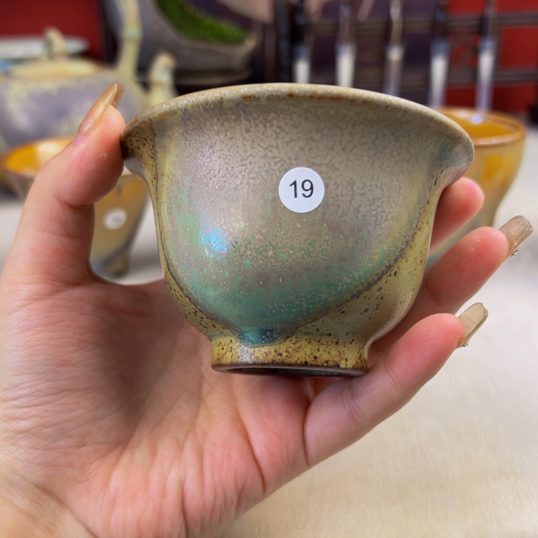 杯子纯手工柴烧主人杯