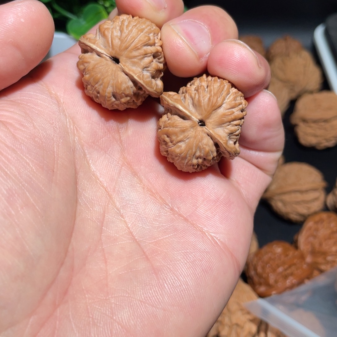 文玩核桃把件垚*29野生