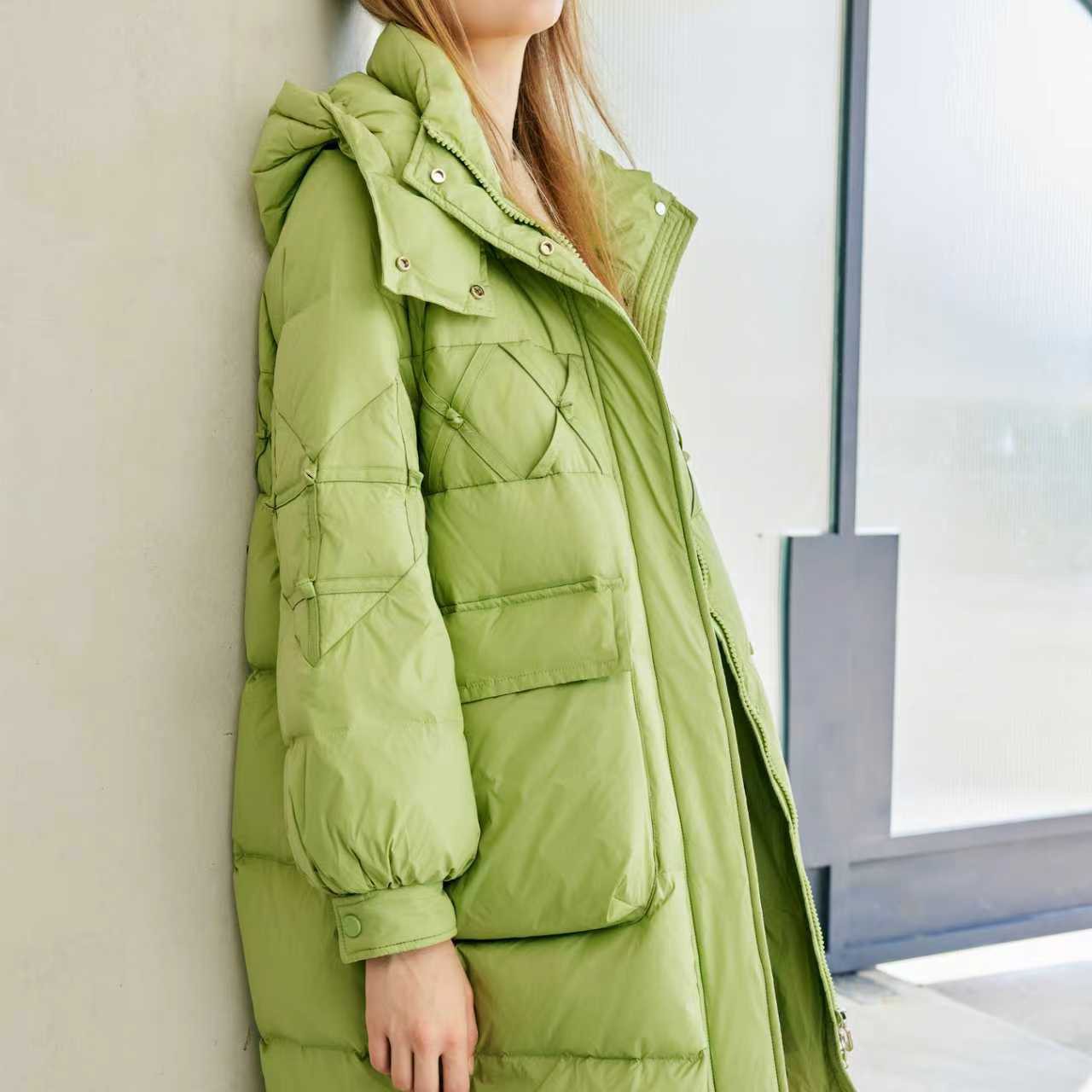 蘭卡休闲时尚中长款羽绒服