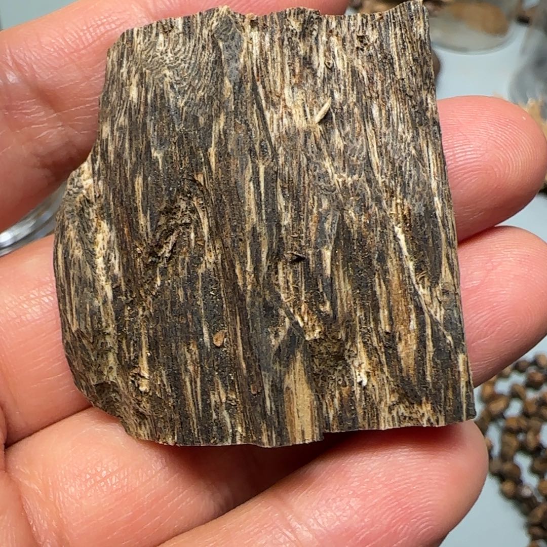 沉香沉香碎屑6.92克文莱黑奇