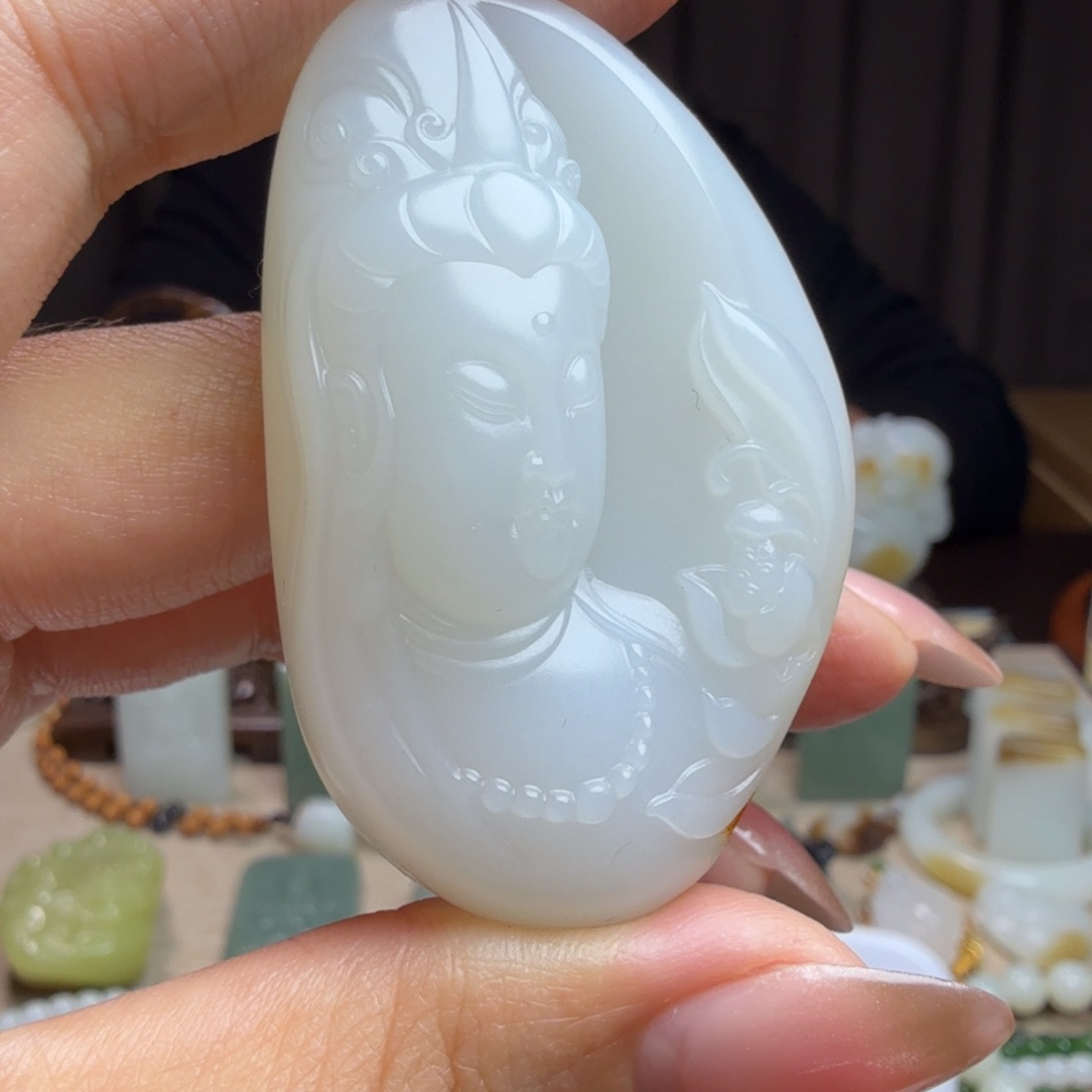 和田玉挂件未镶嵌杨*败