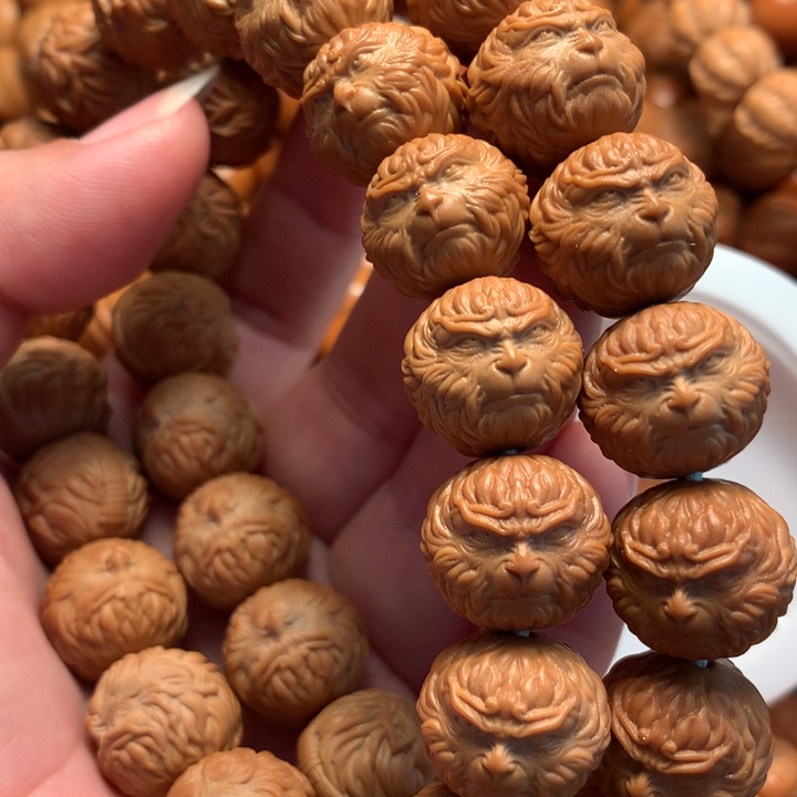 【闪购商品】猴头核桃手串和****先悟空