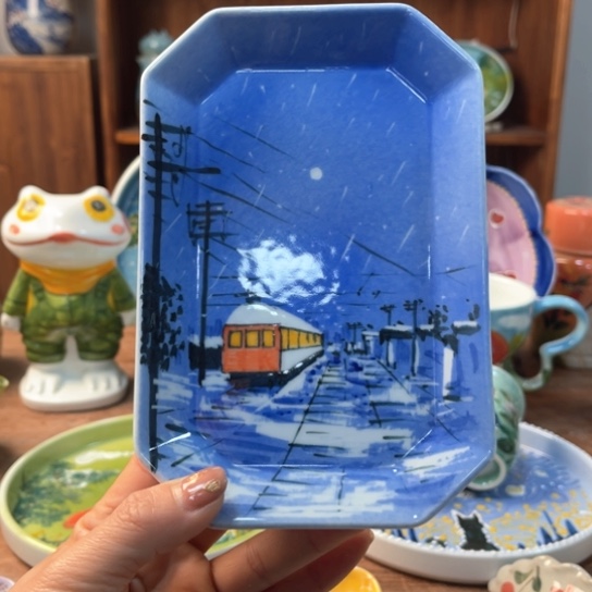 壶景德镇釉下手绘陶瓷 