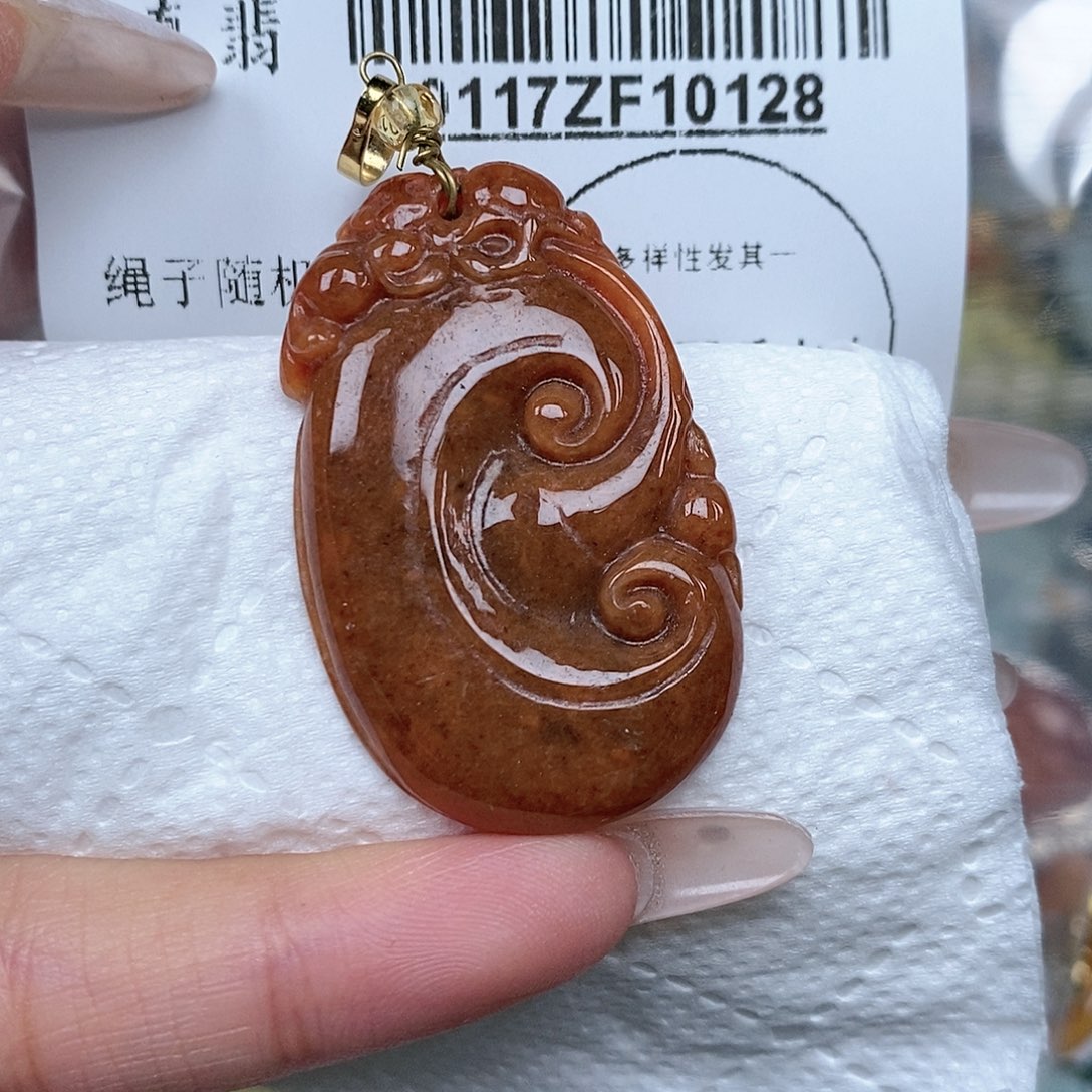 翡翠吊坠(不含链)未镶嵌