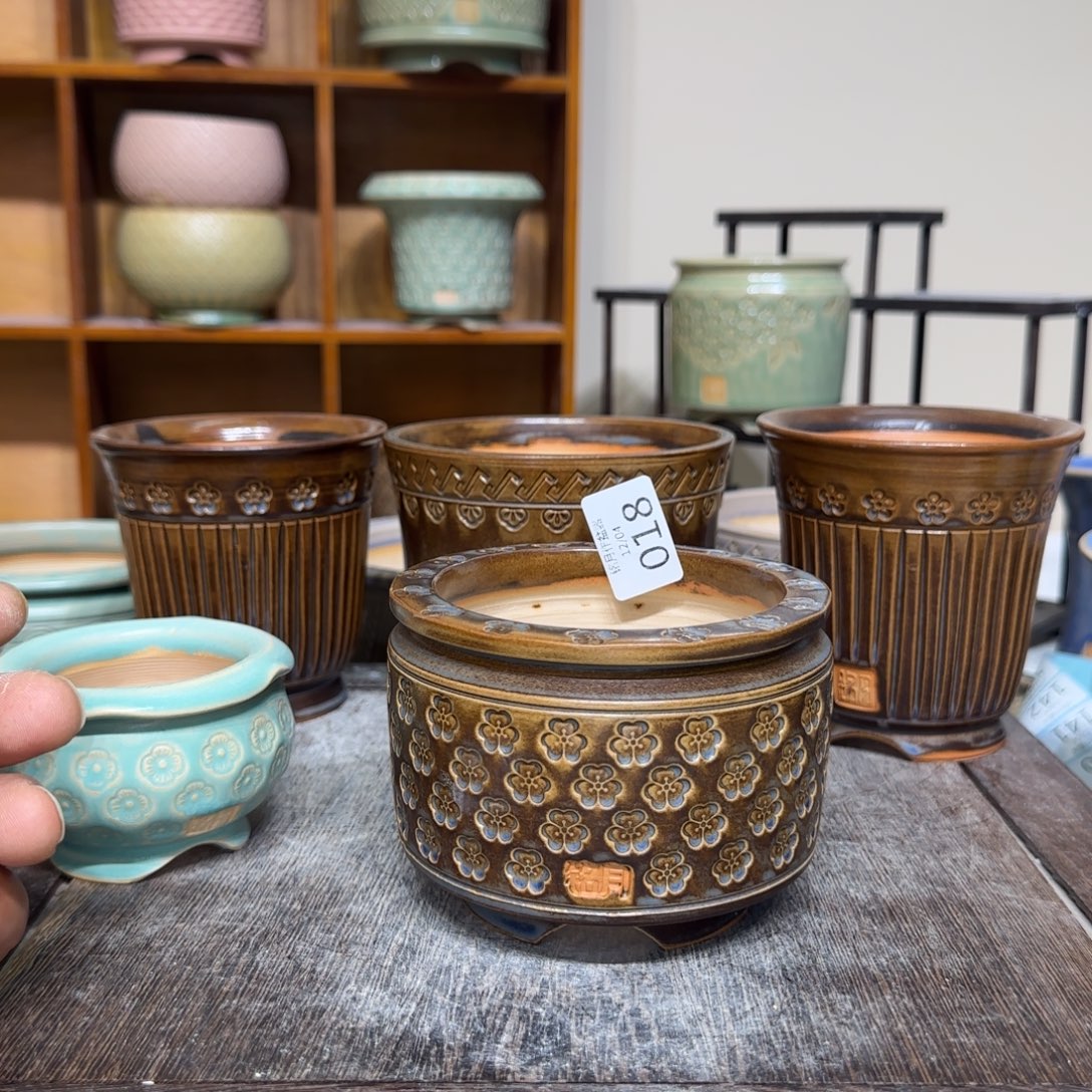 手工花盆 018 内口口径 8.5 cm 