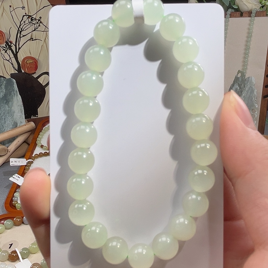 娜***记和田玉（糖玉）未镶嵌手链