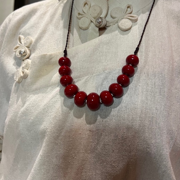 非金属莫桑石吊坠 925银新款项链手工气质时尚款