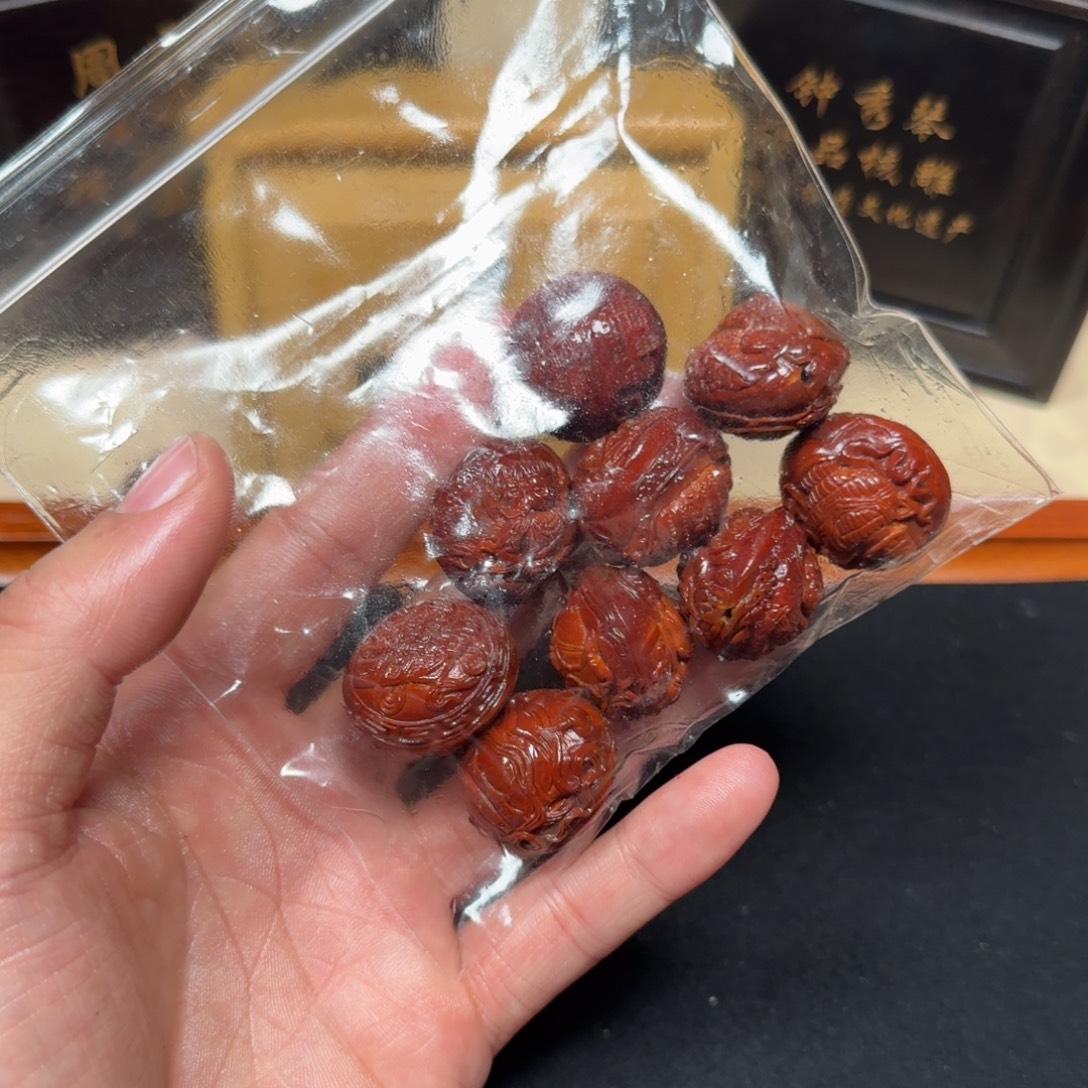 奇***果橄榄核手串/手链八宝万佛陆