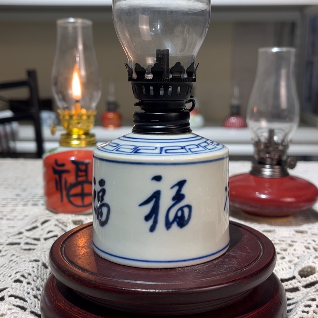 摆件景德镇陶瓷香薰灯