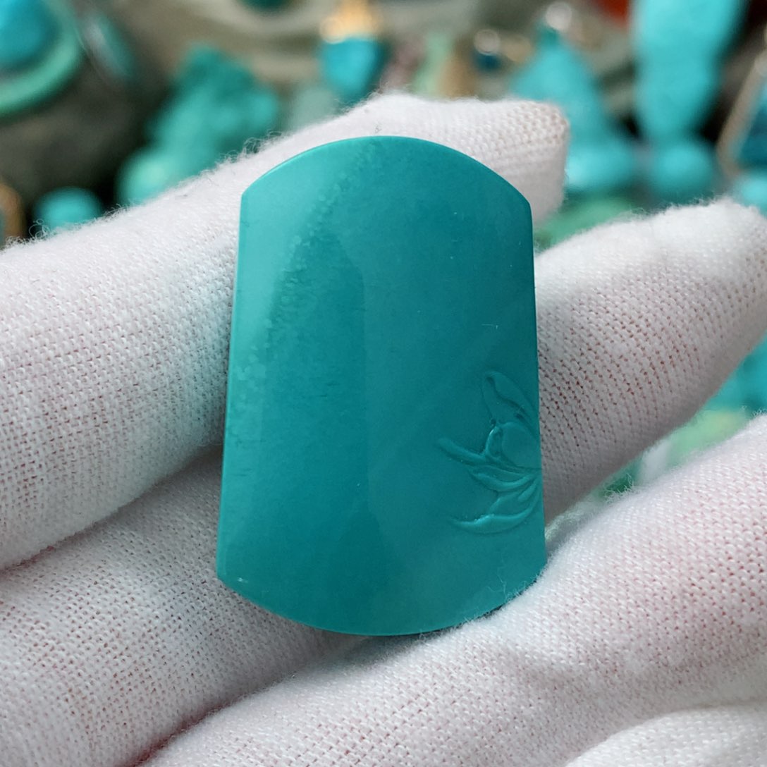 绿松石珠宝奇石未镶嵌