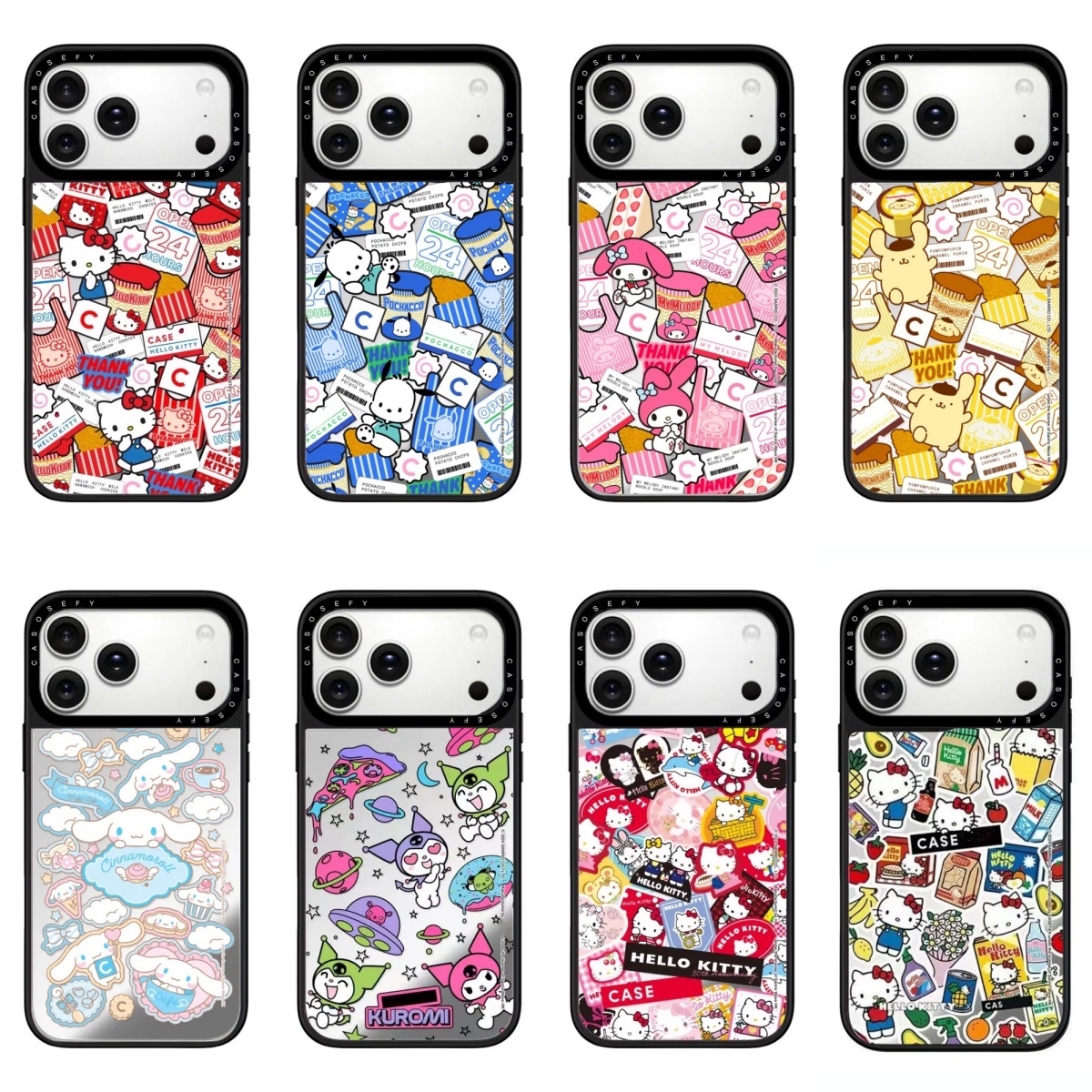 CASE卡通可爱kt猫美乐蒂布丁狗17promax手机壳适用iphone16Pro/15