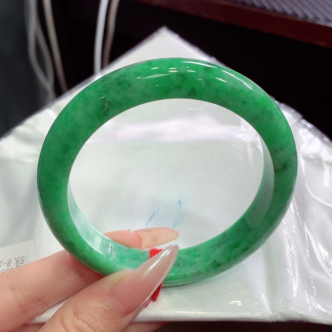 未镶嵌手镯翡翠橙**糖翡翠